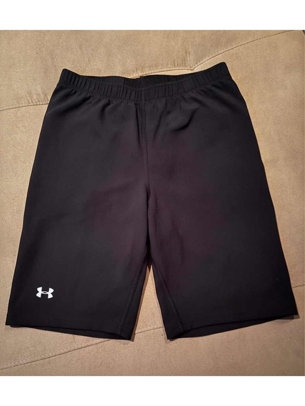 Womens Under Armour Black Compression Shorts Size M